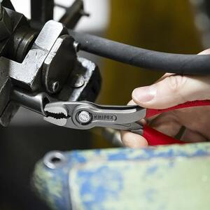 Клещи с фронтальным и боковым захватами,  KNIPEX TwinGrip зев 3-16 мм, длина 150 мм, обливные ручки, фото 10