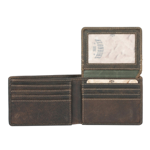 Бумажник Klondike Billy, коричневый, 11x8,5 см, фото 4