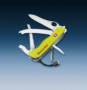Нож Victorinox Rescue Tool One Hand, 111 мм, 14 функций, желтый, фото 2