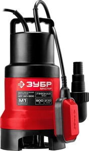 Дренажный насос 900 Вт для грязной воды  ЗУБР НПГ-М1-900