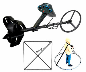 Глубинный металлоискатель Tianxun PI300 RU, импульсный, с катушкой 23 дюйма+рамка-катушка 80*80 ROPE+рамка 160*160