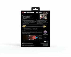 HDMI кабель,Monster Cable Essentials,  4К, UHD, Ethernet, Gold, 10m, фото 5