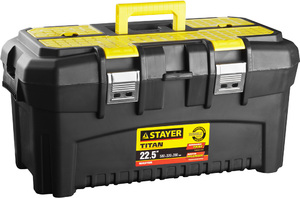 Пластиковый ящик для инструментов STAYER TITAN-22  553 x 320 x 310 мм (22") 38016-22, фото 1