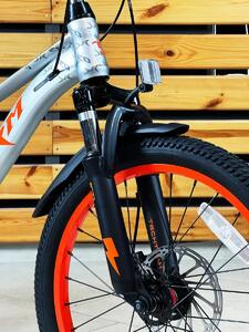 Велосипед  подростковый Tech Team Storm 22"х12 серебряный 2026, фото 3