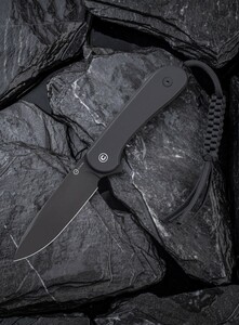 Нож CIVIVI Fixed Blade Elementum сталь D2, рукоять G10 черная, фото 8