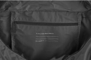 Рюкзак Moleskine Journey Packable, серый, 6,5х40 см, фото 5