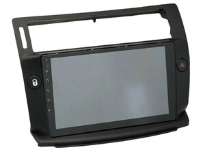 Рамка InCar для UMS CITROEN C4 2004-2009, 9" BLACK, фото 4