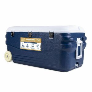 Контейнер изотермический Camping World Thermobox 150 с колёсами (цвет: тёмно-синий), фото 5