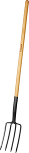 Вилы GRINDA ProLine 280x180x1500 мм, с деревянным черенком 39725, фото 1
