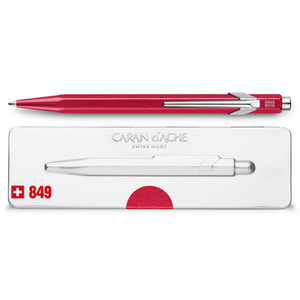 Carandache Office 849 Pop Line - Metallic Red, шариковая ручка, M, фото 13