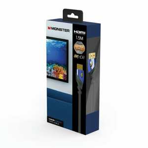 HDMI Кабель, Monster Cable Essentials,  8К, UHS, Cobalt, 1.5m, фото 6