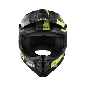 Шлем детский Acerbis PROFILE JUNIOR глянцевый Black/Yellow-Fluo S (47-48), фото 2
