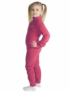 Комбинезон флисовый Norfin KIDS THERMO PINK 03 (розовый р.128-134), фото 3