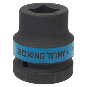 Головка торцевая ударная четырехгранная 1", 20 мм, футорочная KING TONY 851420M, фото 1