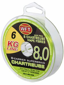 Шнур плетёный WFT KG x8 Chartreuse150/006, фото 1