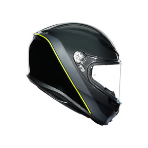 Шлем AGV K-6 MULTI Minimal Gunmetal/Black/Yellow-Fluo XS, фото 5