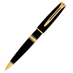 Waterman Charleston - Ebony Black GT, шариковая ручка, M, фото 3