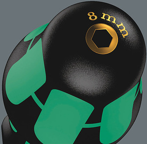 Отвёртка торцевая WERA  391  с гибким стержнем, с внутренним шестигранником, 6 x 167 мм, фото 5