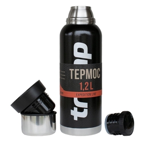 Термос Tramp 1.2 литра - TRC-028 черный, фото 6