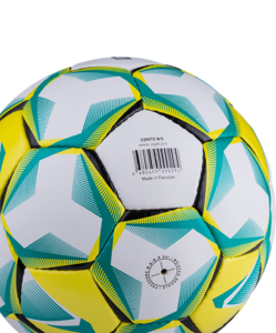 Мяч футбольный Jögel Conto №5, белый/зеленый/желтый, фото 5