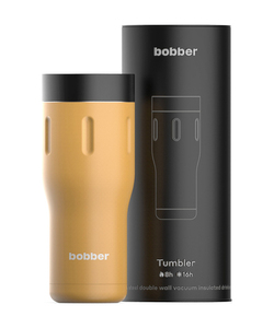 Термокружка Bobber Tumbler (0,47 литра), оранжевая, фото 4