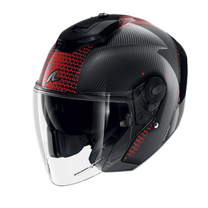 Шлем Shark RS JET CARBON IKONIK Black/Red/Chrome (M), фото 1