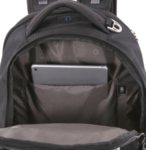 Рюкзак Swissgear 15'',чёрный/синий, 36x19x47 см, 32 л, фото 4