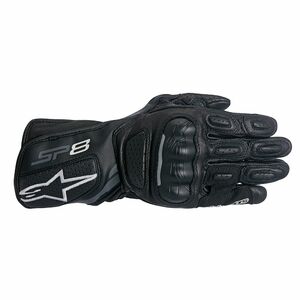Мотоперчатки кожаные STELLA SP-8 v2 ALPINESTARS (черно-серый, 111, L)