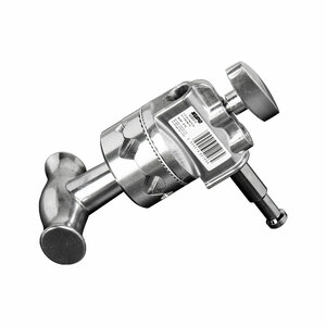 Головка KUPO KCP-210 2-1/2" GRIP HEAD WITH FIXED BABY PIN SILVER, фото 2