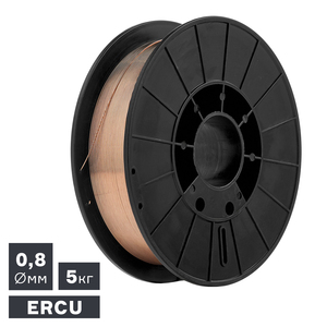 Проволока сварочная MIG для сварки меди (ERCU), Ø 0,8 мм, 5 кг, фото 1