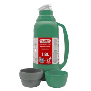 Термос THERMOS WEEKEND 36 Series Green со стеклянной колбой 1.8л (зеленый), фото 3