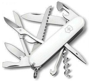 Нож Victorinox Huntsman, 91 мм, 14 функций, белый