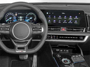 Рамка InCar для UMS KIA Sportage 2022+, 9" (тип2 Консоль), фото 4