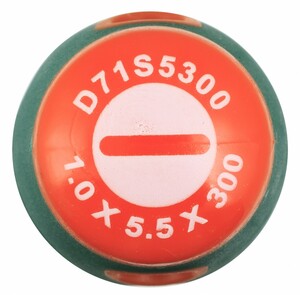 JONNESWAY D71S5300 Отвертка стержневая шлицевая ANTI-SLIP GRIP, SL5.5х300 мм, фото 2