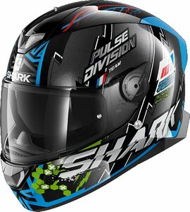 Шлем SHARK SKWAL 2.2 NOXXYS Black/Blue/Green M