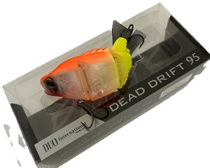 Воблер DUO Realis Dead Drift 95 #CCC0556 Double Orange CH Tail, фото 2